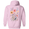Wildflower Hoodie, Watercolor Wildflower, Pastel color Flower Lover Gift, Wildflower Gift, Wild Flower Gift, Wildflower Lover, Wildflower