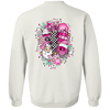 Retro Pink Christmas Santa Claus Christmas Sweatshirt