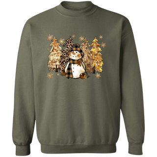 Christmas Tree and  Snowman Sweatshirt
