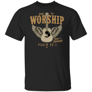 Worship Psalm 95 Faith Shirt, Bible Verse Shirts, Boho Christian Shirts For Women, Trendy Christian Shirts, Jesus Apparel