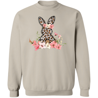 Floral Bunny Sweatshirt, Cute Easter Sweatshirt, Spring Sweater, Floral Rabbit Matching Sweat, Easter Bunny Gift,Teacher Easter Gift
