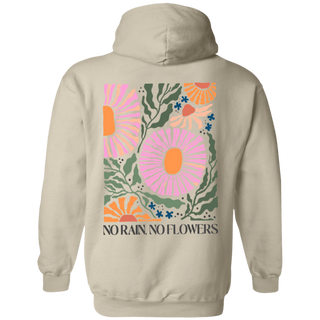 Retro Floral Hoodie, Oversized Sweatshirt, Word On Back , Wildflower Shirt, Trendy Hoodie, Preppy Clothes, Summer Crewneck, Indie Apparel