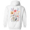 Wildflower Hoodie, Watercolor Wildflower, Pastel color Flower Lover Gift, Wildflower Gift, Wild Flower Gift, Wildflower Lover, Wildflower