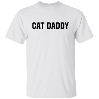Cat Daddy T-Shirt | Gift For Cat Dad | Gift For Cat Lovers | Funny Gift For Cat Owners | Leather Cat Dad Kitty Best Cat Dad Ever For Him