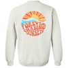 Forever Chasing Sunsets Sweatshirt, Beach Sweatshirt, Surfing Hoodie, Trendy Crewneck, Sweatshirt With Words On Back, Aesthetic Sweatshirt