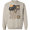 Boho Flower Sweatshirt Unisex Wildflower Sweater Women Floral Minimalist Sweater Flower Print Sweatshirt Woman Gift Oversized Flower Shirt
