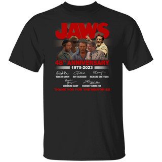 Jaws Movie Shirt Vintage Jaws Shirt Jaws 48th Anniversary Tshirt Thank You For The Memories Shirt