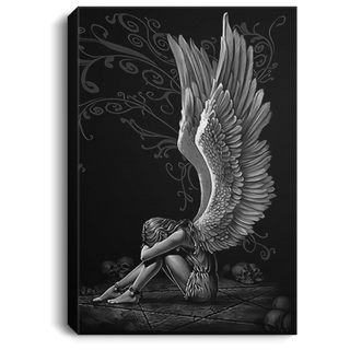 Sitting Angel Canvas Art and Poster HG