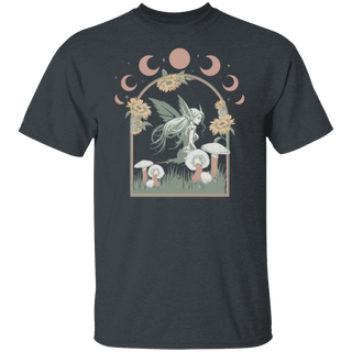 Mystical FairyShirt, Celestial Moon Magic Mushroom T Shirt