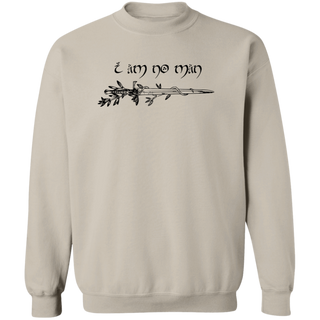 I am no man sweatshirt. Fantasy Reader shirt. The Shire shirt. Tolkien. I am no man shirt. Eowyn. Aragorn. Baggins. Gandalf.