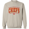 Karma is the guy on the Chiefs Sweatshirt