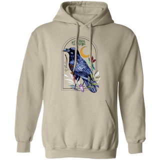 Raven Bird Hoodie, Dark Academia Clothing