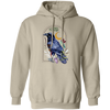 Raven Bird Hoodie, Dark Academia Clothing