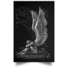 Sitting Angel Canvas Art and Poster HG