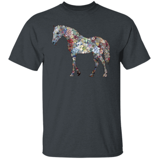 Floral Horse Shirt | Farm Lover | Horse Child Shirt | Horse Lover Horse Lover Gift For Women | Animal Lover Shirt | Equestrian Shirt