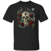 Skull And Roses Shirt, Skull And Roses, Gothic Art Shirt, Vintage Skull Shirt, Witchy Aesthetic Shirt, Dark Cottagecore