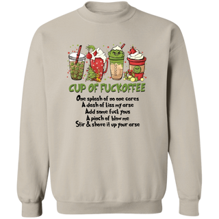 Cup of Koffee Grinchmas Xmas Sweatshirt