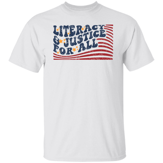Reading Teacher Shirt, English Language Arts Teacher Shirt, Literacy And Justice For All Top, Equal Education Tshirt Ela Tee, Librarian Gift