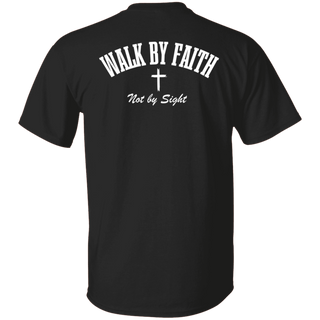 Walk by Faith Shirt Men's Christian Tshirt Bible Verse T-shirt Mens Christian Gift Jesus Shirt Trendy Religious Apparel Christian Clothing