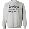 Cowboys and Tequila Sweatshirt, Oversized Sweatshirt, Coors, Cowboy Sweatshirt, Cowgirl Sweatshirt, Country, Rodeo, Alcohol, Beer, Tequila