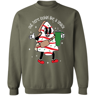 Boojee Out Here Lookin Like A Snack Shirt, Christmas Tree Cake Shirt, Funny Christmas Shirt, Xmas Tee, Christmas Crewneck, Holiday Sweater