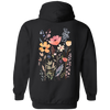 Wildflower Hoodie, Watercolor Wildflower, Pastel color Flower Lover Gift, Wildflower Gift, Wild Flower Gift, Wildflower Lover, Wildflower