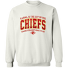 Karma is the guy on the Chiefs Sweatshirt