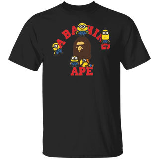 BAPE X MINIONS COLLEGE TEE