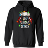 white normal font You Serious Clark Hoodie
