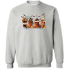 Skeleton Coffee Cups Sweatshirt, Coffee Cups Sweatshirt, Skull Coffee Cup Sweatshirt, Skeleton Halloween Sweatshirt, Coffee Lover Sweatshirt