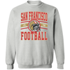 Trendy San Francisco Football Sweatshirt, Vintage San Francisco Football Sweater, San Francisco Football Fan Shirt, Trendy SF Football Gift