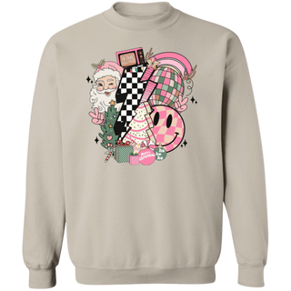 Retro Christmas, Santa Claus, merry Christmas, Christmas vibes Sweatshirt
