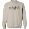 Highland Cow Football Hat Sweatshirt