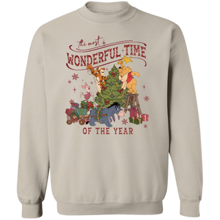 The Most Wonderful Time Of The Year Winnie The Pooh  Sweatshirt