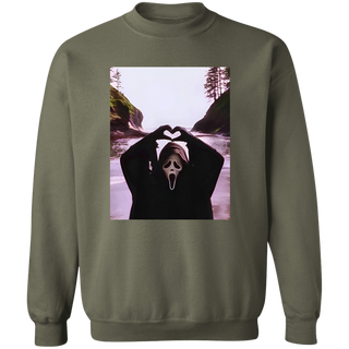 Ghost Heart Hands Sweatshirt, Halloween Scary Movie Crewneck, Slasher Thriller Movie Shirt, Vintage Horror Film Shirt, Slasher Sweatshirt