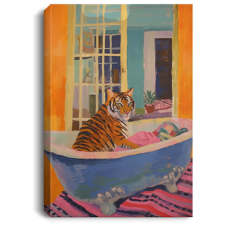 Tiger Canvas .75in Frame
