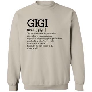Gigi definition Lan  sand Sweatshirt