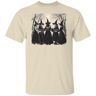 Girls Will Be Girls Witc Shirt, Funny Witc Shirt, Halloween Women Shirt, Witchy Vibes Shirt, Halloween Party Shirt