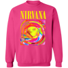 Nirvana smiled face dark heather Sweatshirt 2