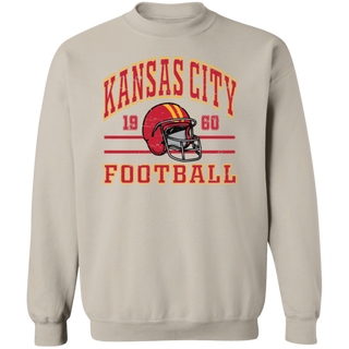Vintage Retro Style Kansas City Chiefs Football Crewneck Sweatshirt