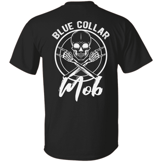 Blue Collar T-Shirt | Blue Collar Mob | Support The Trades | Tradesmen & Tradeswomen Shirt | Hard Work | HVAC | Pipefitter | Welder Shirt