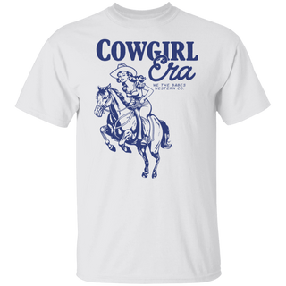 Cowgirl Era Tee, Vintage inspired western aesthetic trendy graphic tee