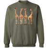 Womens Christmas Sweatshirt, Funny Christmas Shirt, Giraffe Shirt, Holiday Sweaters, Christmas Gift, New Year Shirt, Cute Christmas Sweater