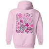 Pink Flower Hoodie Cute Hoodie Art Hoodie Botanical Hoodie Nature Cottagecore Hoodie Granola Girl Boho Hoodie Botanical Hoodie Brown Hoodie