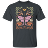 Luna Moth Shirt, Celestial Cottagecore Shirt, Mystical Moon Tee, Green Boho Shirt, Globlincore Aesthetic, Gift For Her