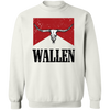 Cow Skull Western Style Apparel, Country Music Sweatshirt, Wallen Womens Western Sweatshirt, Wallen Bleached Tee, Wallen Trend