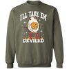 I'll Take Em' Deviled, Funny Thanksgiving Sweatshirt, Thanksgiving Dinner Shirt, Fall Sweatshirt, Retro Thanksgiving Sweater, Fall Vibes Tee