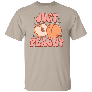 Just Peachy Shirt, Summer Shirts, Cute Womens Shirt, Retro Summer Shirt, Gifts For Peach Lovers, Summer Vibes Shirt