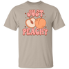 Just Peachy Shirt, Summer Shirts, Cute Womens Shirt, Retro Summer Shirt, Gifts For Peach Lovers, Summer Vibes Shirt