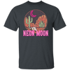 Neon Moon T-Shirt, Retro Western Cowboy Skull, Cactus, Desert T shirt